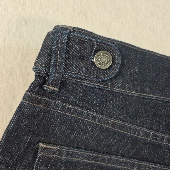 Old Navy Classic Rise Cropped Capri Jeans Women's size 8 Stretch Peddle Pusher - Picture 6 of 11